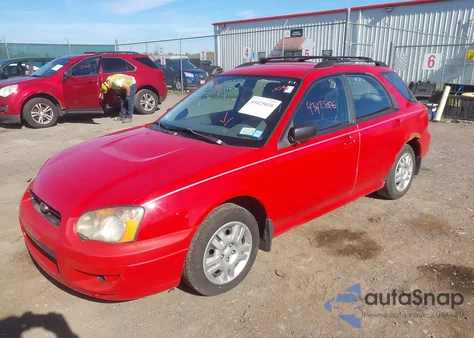 2004 Subaru Impreza 2.5Ts z USA, uszkodzony, nr VIN JF1GG65594H821645